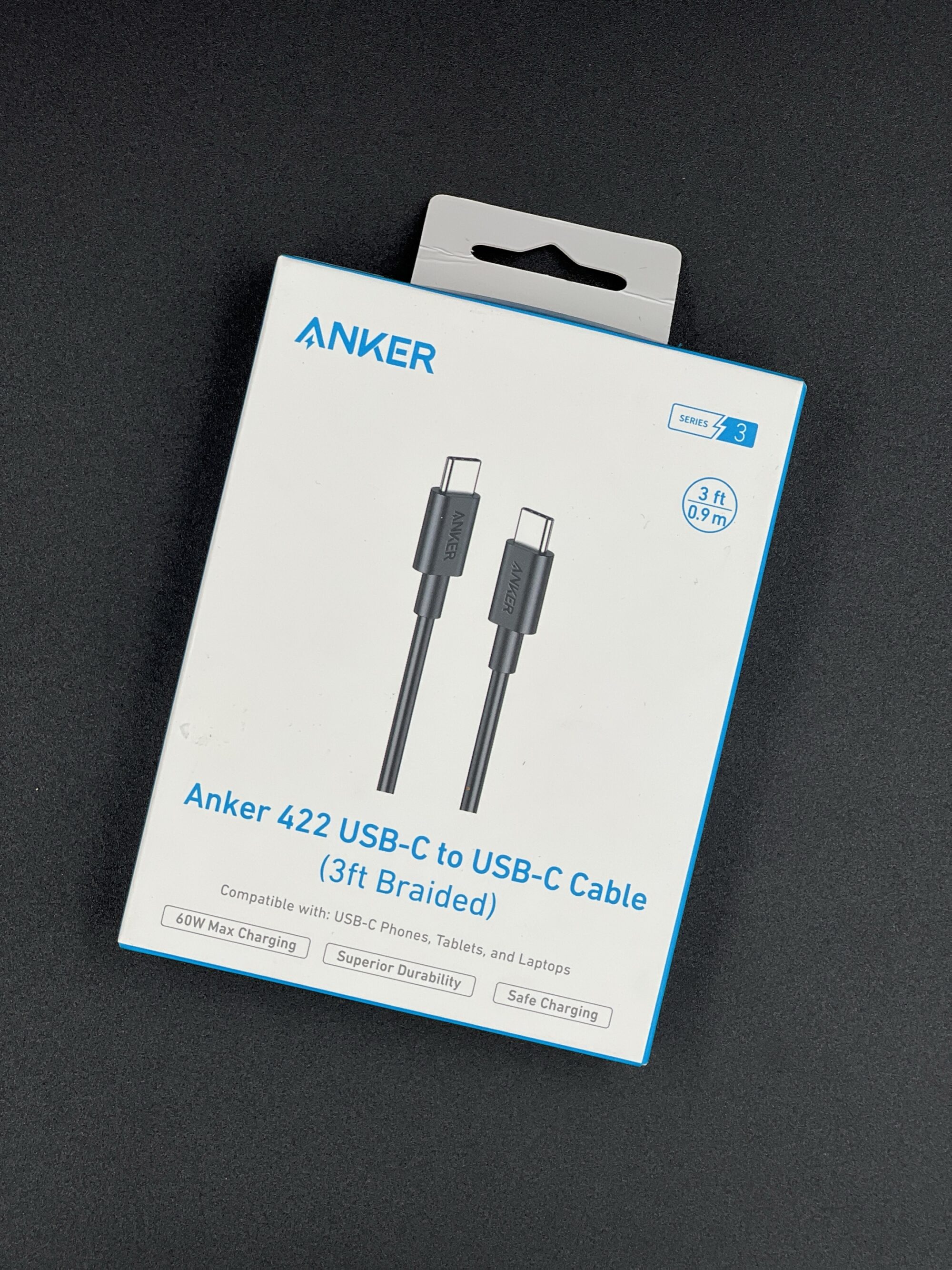 ✨CABLE ANKER ORIGINALE TYPE-C/TYPE-C 60 W✨